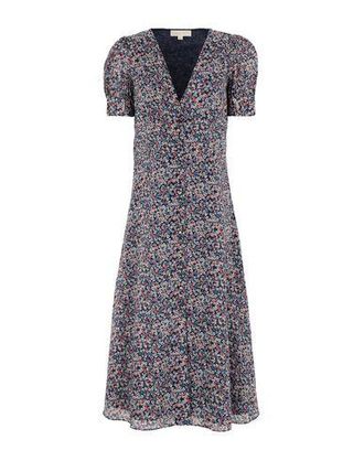 Michael Kors BLOOM PUFF SLEEVE MIDI DRESS