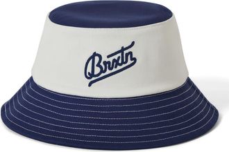 Brixton Eldon Packable Bucket Hat in Midnight Blue/off White at Nordstrom, Size Large/x-Large