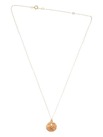 ALIGHIERI The Scorpio Medallion necklace - women - Recycled 24K Gold-Plated Bronze - One Size