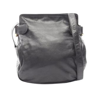 Loewe Pre-owned Shoulder Bags, female, Black, Size: ONE SIZE Pre-owned Leather Shoulder Bag