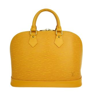 Louis Vuitton Alma Epi Yellow Leather Handbag (Pre-Owned)