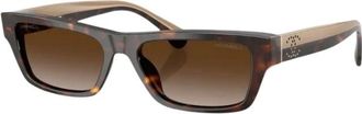 Chanel Sunglasses, female, Brown, Size: 55 MM Sunglasses