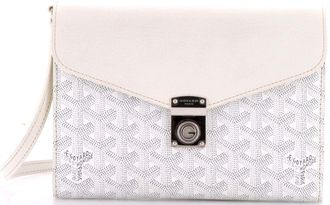 Goyard Chypre Wallet on Strap Coated Canvas with Leather