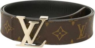 Louis Vuitton Pre-owned Belts, male, Brown, Size: ONE SIZE Pre-owned Vintage Leather Belt