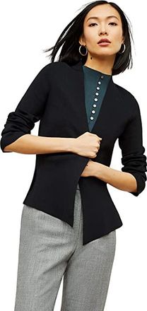 M.M.LaFleur Woolf Jardigan Womens Clothing Black : XS, Viscose/Spandex/Polyester