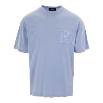 Represent T-Shirts, male, Blue, Size: M Crew neck T-shirt with front print
