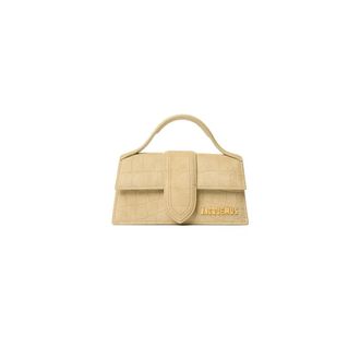 Jacquemus Le Bambino Mini Flap Bag - Dames - Handtassen - Bruin - ONE Size - Katoen - Tassen