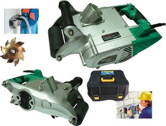 Trade Shop Trade Shop - M&aacute;quina De Rastreo De Ranura De 25 Mm Para La Pared Profesional 1100 W