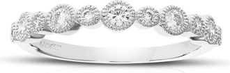 Vir Jewels 1/3 cttw Lab Grown Diamond Wedding Band in Sterling Silver For Women