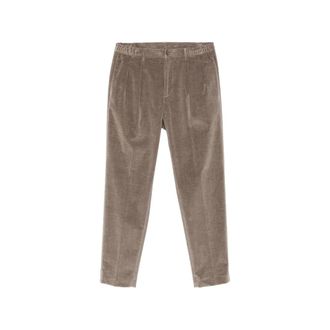 Tagliatore Straight Trousers, male, Brown, Size: M P-Gord24 Trousers