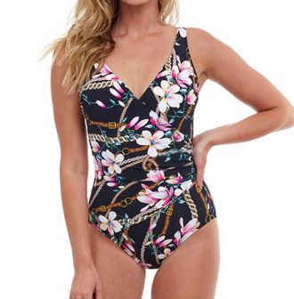 Gottex Surplice One Piece Swimsuit In Got Amalfi Coast