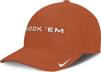 Nike Texas Sideline Club Gameday Nike Mens Dri-FIT College Hat in Orange | NC5381FTXE-N24
