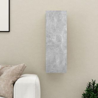 vidaXL Vidaxl - Mueble Para Tv Madera Contrachapada Gris Hormig&oacute;n 30,5x30x90 Cm