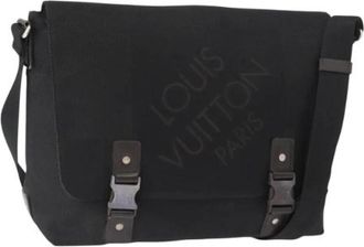 Louis Vuitton Tweedehands leren Louis Vuitton tassen - Dames - Vintage Schoudertas - Zwart - ONE Size - Vintage