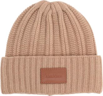 Max Mara Cashmere Cap With Logo-Donna