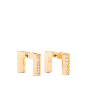 Elisabetta Franchi Crystal-embellished Earrings