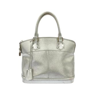 Louis Vuitton Pre-owned Suhali Lockit Geitenleren Handtas - Dames - Pre-owned - Grijs - Maat: ONE Size Leer