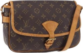 Louis Vuitton Pre-owned Sologne Shoulder Bag - Dames - Vintage Schoudertas - Bruin - ONE Size - Leer - Vintage