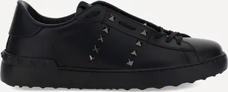Valentino Garavani Sneakers Rockstud Untitled in pelle di vitello Man 43.5