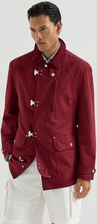Brunello Cucinelli Water-resistant outerwear in Cherry at Nordstrom, Size 50 It