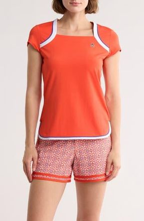 Original Penguin Square Neck T-Shirt in Fiesta at Nordstrom Rack, Size X-Large