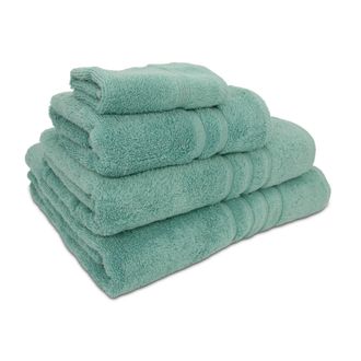 Lewis's Luxury 100% Egyptian Cotton Towel - Ocean Blue - Bath Sheet | TJ Hughes