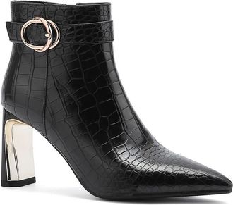 Ninety Union Groovy Croc Embossed Boot in Black at Nordstrom Rack, Size 11