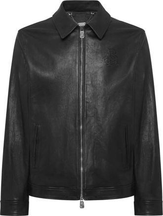 Billionaire Boys Club Leren Jas - Heren - Leren en Su&egrave;de Jassen - Zwart - XL - Leer - Jassen