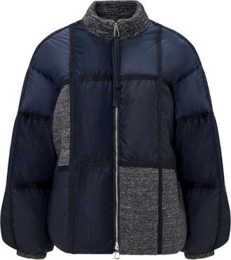Cesare Gaspari Patch Drift Puffer - Jackets - Mujer - Azul - L