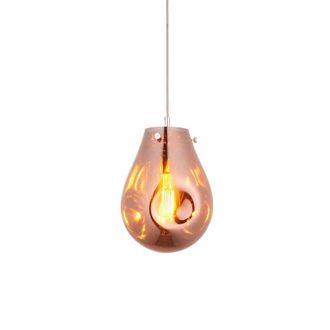 Netlighting PERUGIA Stylish Dimmable Contemporary Single Pendant Ceiling Lamp in Copper