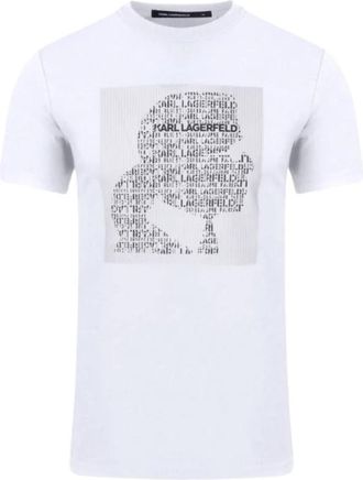 Karl Lagerfeld Tops > T-Shirts - Heren - T-shirts - Wit - L - Tops