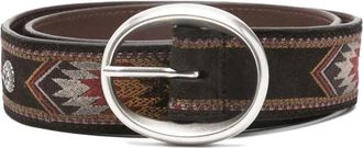 Orciani Cintura Mendez a fantasia - Marrone