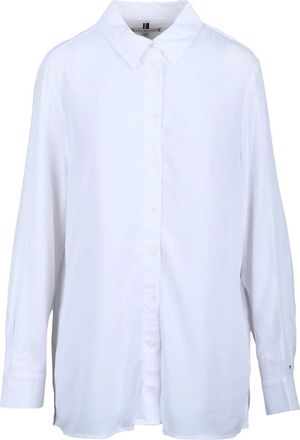 Tommy Hilfiger White Fluid Casual Shirt