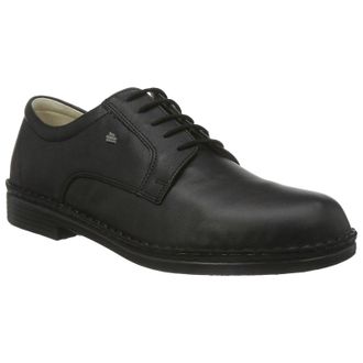 Finn Comfort Milano Leather Mens Lace Up Shoes - Black - Size:UK 10.5