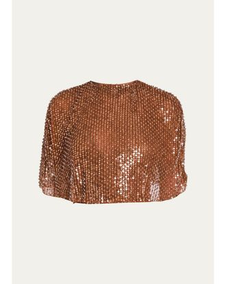 Retrof&ecirc;te Sylvey Crystal Mesh Capelet