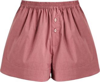 Faithfull The Brand Shorts elasticizzati Lonia - Rosso