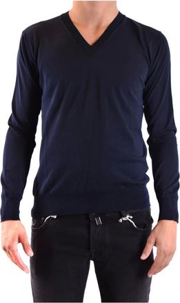 Hosio Hosio, Heren, Truien, Blauw, Maat: S Katoen