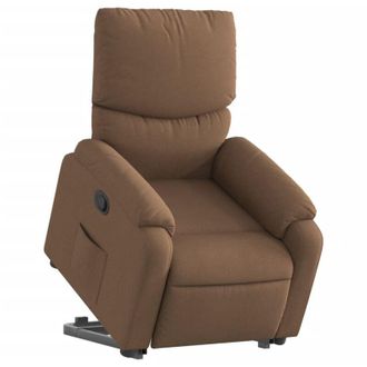 vidaXL Vidaxl - Sill&oacute;n Reclinable Elevable De Tela Marr&oacute;n