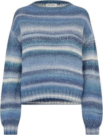 Lollys Laundry Fairhavenll Jumper Lichtblauwe Trui - Dames - Ronde hals truien - Blauw - XS - Wol - Truien & Vesten