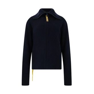 Fendi C&aacute;rdigan de Lana Acanalada - Sweatshirts & Hoodies - Hombre - Negro - M
