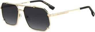 Dsquared2 D2 0175/S Zonnebril - Heren - Accessoires - Geel - Maat: 61 MM