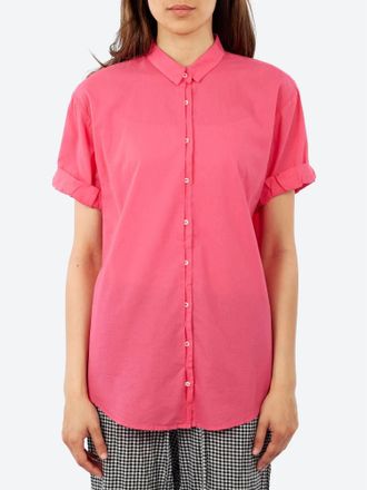 Xirena Channing Shirt In Fuschia Pink