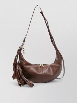 Sportmax spx argenta leaf handle shoulder bag