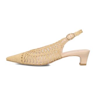 Zinda Schoenen, Dames, Beige, 38 EU, Slingback Pumps