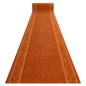 RugsX Passatoia Gommata St.tropez Cornice Antiscivolo Rossiccio 100cm Orange 100x760 Cm