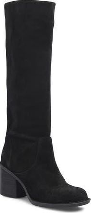 B&oslash;rn Thea Knee High Boot in Black Suede at Nordstrom Rack, Size 6.5
