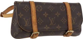 Louis Vuitton Marelle Waist Monogram Canvas Brown Canvas Handbag (Pre-Owned)