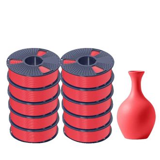 OEM Filamento 3d, Alta Fluidez, Ecol&oacute;gico, Plamt - Rojo Cereza