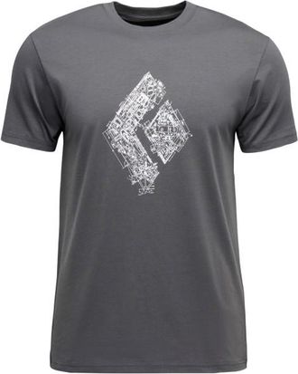 Black Diamond Engineered Diamond S/S Tee T-Shirt für Herren | grau