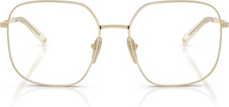 Prada 0pr A59v Square Metal Frame Eyeglasses